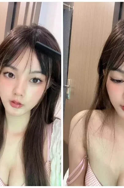 Screenshot 17 from 중국 아마추어 생방송 — 하얀 속옷으로 유혹하는 트윈 브레이드 미녀 — 122357