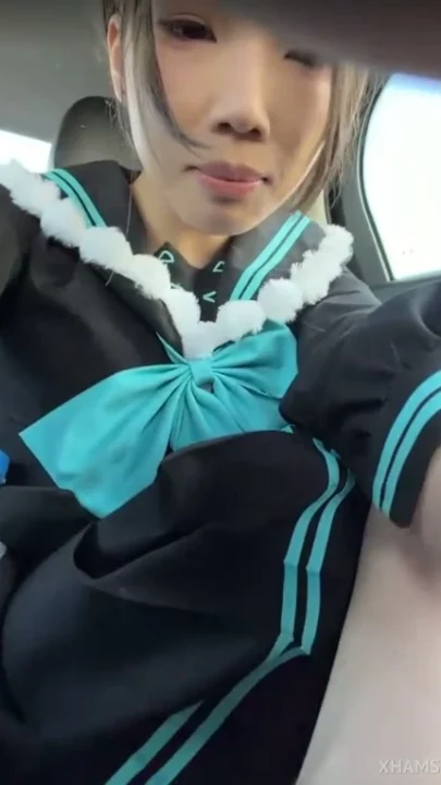 Screenshot 11 from Chinese Livestream Slut Fingers Wet Pussy with Dildo — Petite Beauty in Stockings