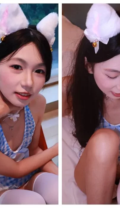 Screenshot 25 from Chinese Pickup Escort — Petite Beauty in Gingham Lingerie [Laojin.One]