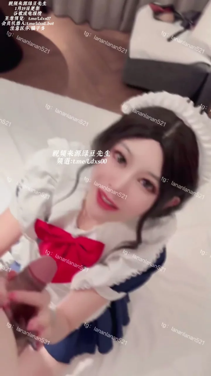 Play video: Chinese POV Creampie — Maid Costume Slut Squirting and Face-Fucked