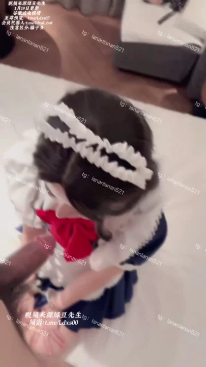 Screenshot 1 from Chinese POV Creampie — Maid Costume Slut Squirting and Face-Fucked