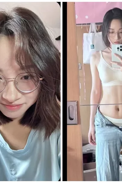 Screenshot 17 from Chinese POV Uncensored — Glasses Girl Blowjob and Creampie in Lingerie