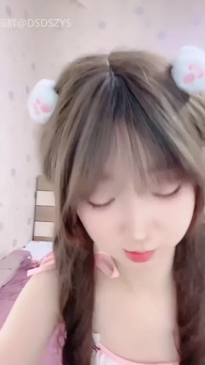 Screenshot 24 from Chinese Solo Amateur Livestream — Beibei in Lingerie with Twin Braids