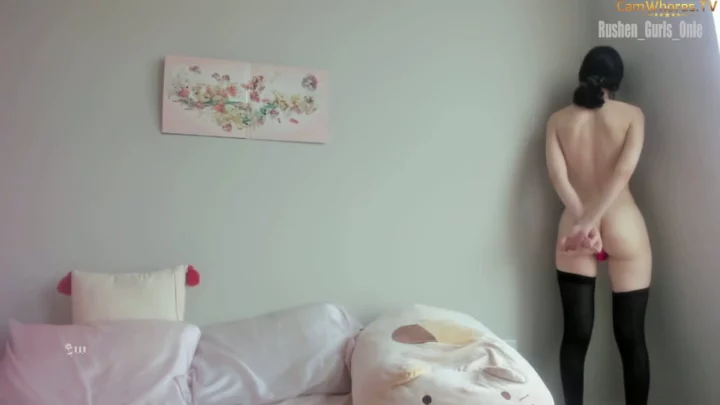 Screenshot 10 from Chinese Solo Masturbation — Petite Beauty with Dildo in Lingerie