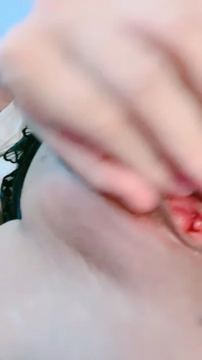 Screenshot 16 from FC2 Amateur POV — Curvy Yuanyuan in Black Lingerie with Dildo Play