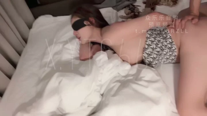 Screenshot 15 from FC2 POV Blowjob Creampie — Petite Asian in Black Lingerie and Blindfold