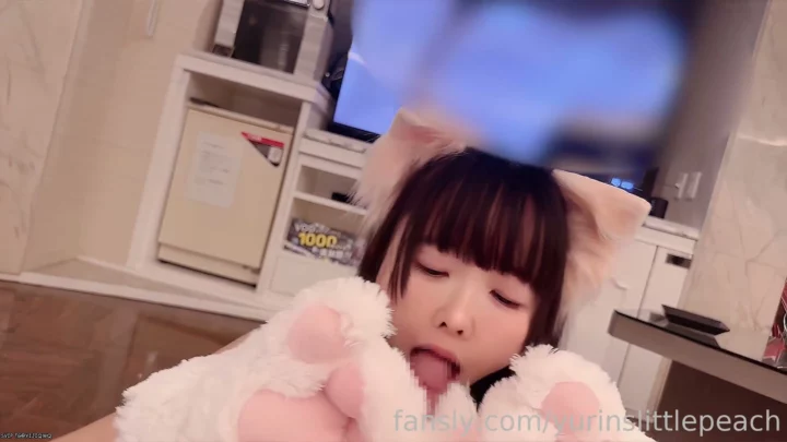 Screenshot 3 from FC2-PPV Amateur Petite Asian POV — Cat-Ear Cosplay Livestream with Anal Toy Play