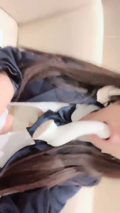 Screenshot 9 from FC2 PPV Solo Masturbation — Yumeng in Schoolgirl and Maid Costume [FC2-PPV-4567890]