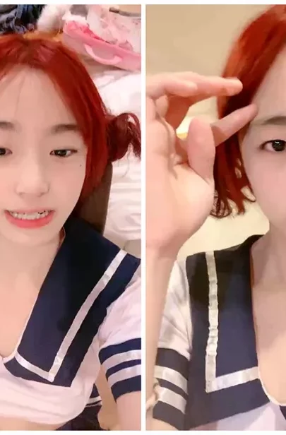 スクリーンショット 17 から FC2-PPV-XXXXXXX – Japanese Schoolgirl POV — Redhead Amateur in Uniform with Toys