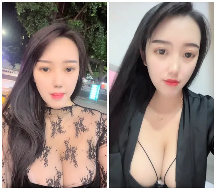 高端中国视角 — 穿着曲线玲珑的内衣外出和酒店挑逗