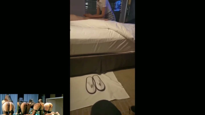 Screenshot 4 from Japanese Gangbang Amateur — Petite Beauty Creampie in Lingerie