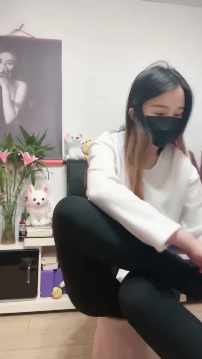 Screenshot 32 from Japanese POV Amateur — Yueyue Teases in Cartoon Robe and Lace Bra