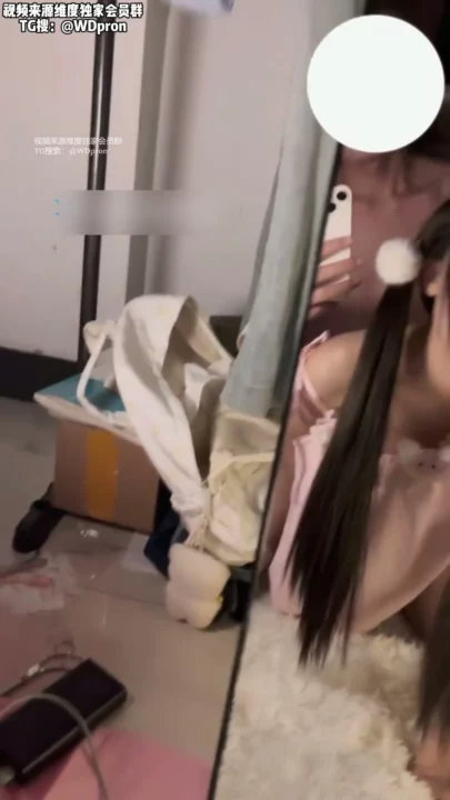 Screenshot 11 from Japanese POV Creampie — Mirror Play with Petite Amateur in Pink Lingerie