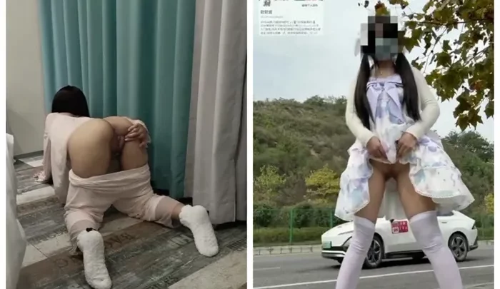 Japanese POV Creampie — Petite Amateur in Stockings Outdoor [Softsoft Sauce]
