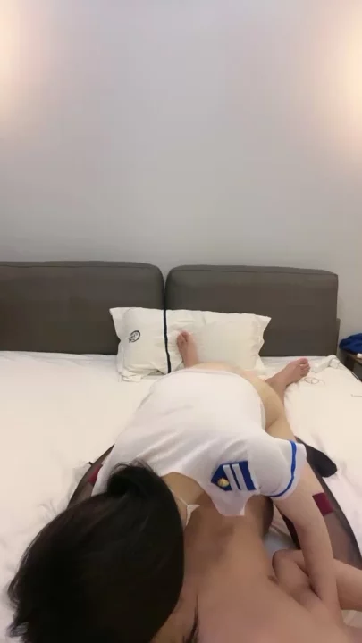 Screenshot 4 from Japanese POV Creampie — Schoolgirl Uniform Blowjob and Deepthroat [FC2-PPV]