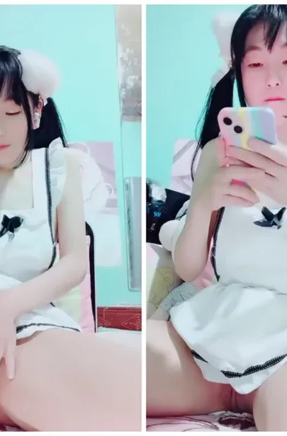 Screenshot 17 from 日本 POV 女仆自慰 — 双马尾和丝袜搭配震棒