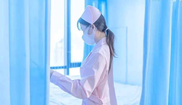 Screenshot 17 from Japanese POV Masturbation — Nurse Cosplay with Dildo and Stockings