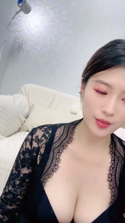 Screenshot 13 from Japanese POV Masturbation — Petite Beauty in Black Lingerie and Thigh-Highs