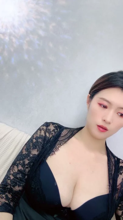 Screenshot 23 from Japanese POV Masturbation — Petite Beauty in Black Lingerie and Thigh-Highs