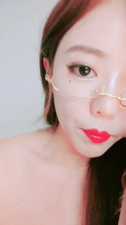 Screenshot 14 from Japanese POV Masturbation — Yuyu in Stockings and Glasses Fingers Pussy on Cam