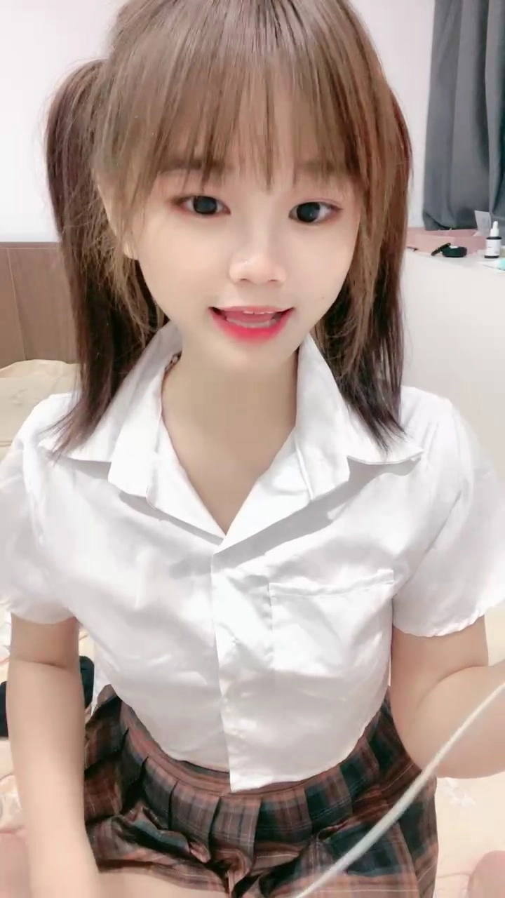 Play video: Japanese POV Schoolgirl Uniform — Masturbation and Creampie with Dildo