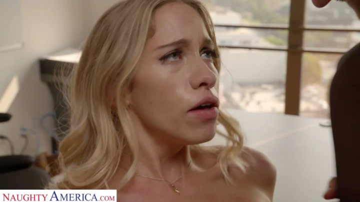 Screenshot 9 from Japanese POV Uncensored — European Blonde Blowjob and Creampie in Office