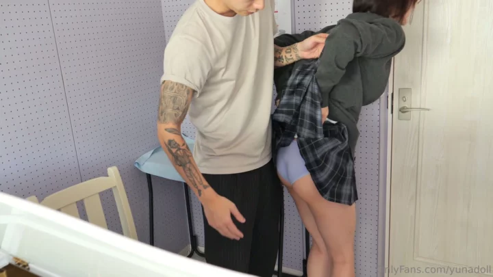 Screenshot 2 from Japanese POV Uncensored — Glasses Gap Moe Creampie with Tattooed White Guy