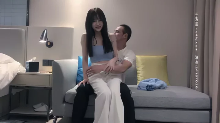 Screenshot 2 from Japanese POV Uncensored — Lili Takes Hard Creampie in Hotel Sofa Scene