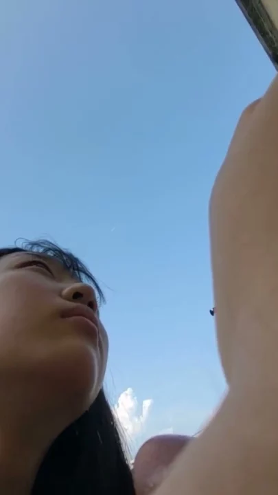Screenshot 23 from Japanese POV Uncensored — Petite Asian Blowjob and Facial in Car [FC2-PPV]