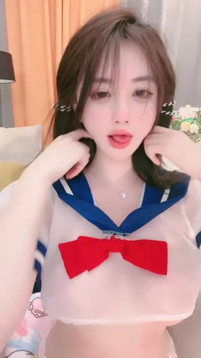 Japanese POV Uncensored — Sailor Cosplay MILF Fingers Wet Pussy