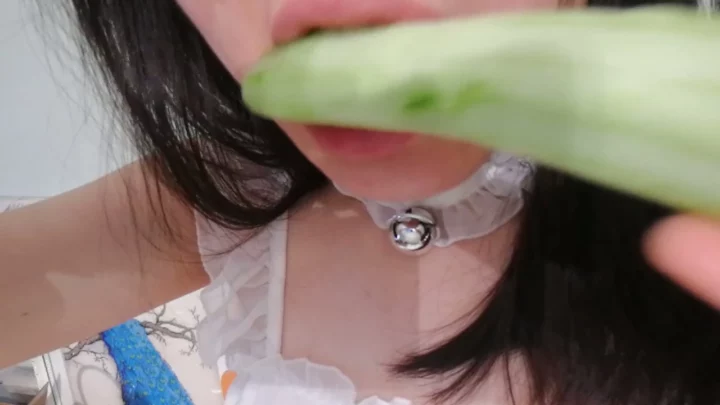 Screenshot 6 from Japanese POV Uncensored — Sasa’s White Lingerie Cucumber Play [FC2-PPV]