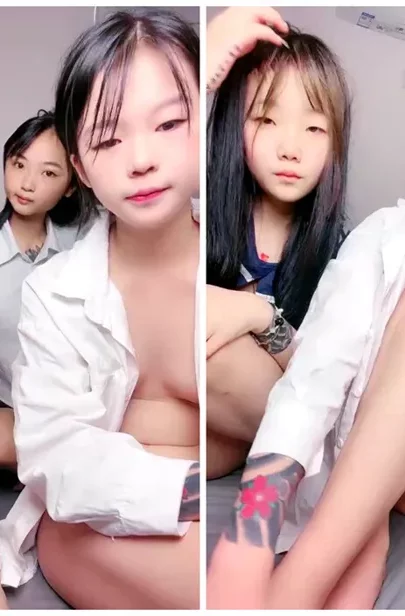 Screenshot 17 from Japanese POV Uncensored — Schoolgirl Blowjob and Creampie on Grey Bed