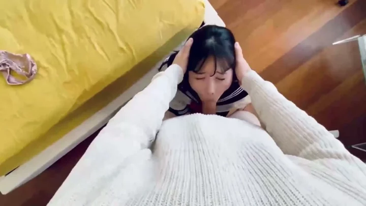 Screenshot 8 from Japanese POV Uncensored — Schoolgirl Uniform Creampie and Blowjob with Xueer