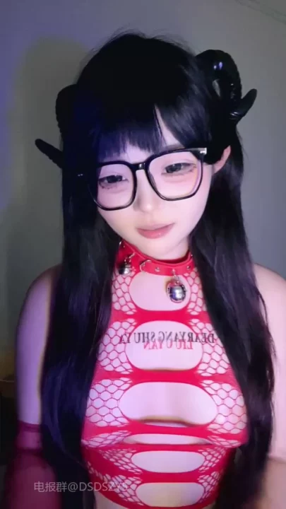 6번 스크린샷, Japanese POV Uncensored Solo — Demon Girl Lele in Lingerie and Glasses에서 캡처됨