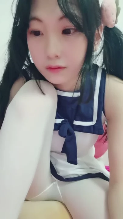 Screenshot 6 from Japanese POV Uncensored Solo — Twin Tails Schoolgirl Masturbation in Stockings