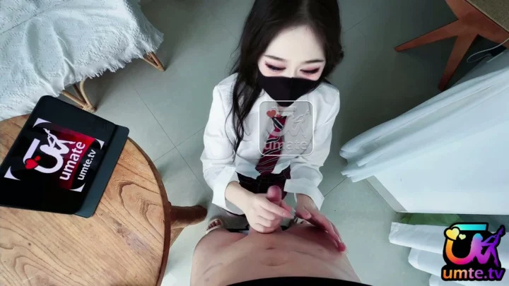 Screenshot 3 from Japanese Schoolgirl POV Creampie — Uniform Tease to Blindfolded Training