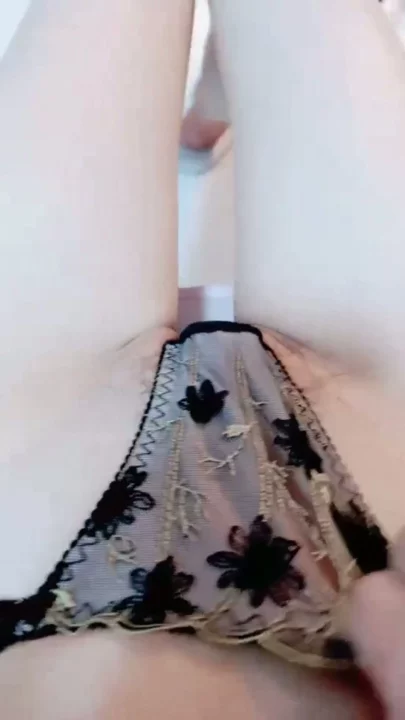 Screenshot 16 from Japanese Solo Lingerie Tease — Natural B-Cup in Sheer Black Lace
