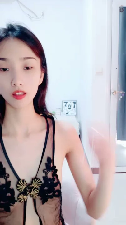 Screenshot 5 from Japanese Solo Lingerie Tease — Natural B-Cup in Sheer Black Lace
