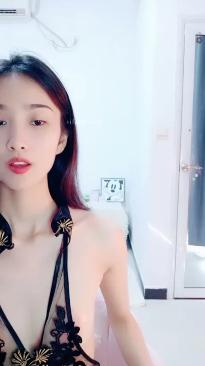 Screenshot 6 from Japanese Solo Lingerie Tease — Natural B-Cup in Sheer Black Lace