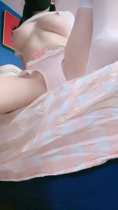 Screenshot 14 from Japanese Solo Masturbation — Petite Beauty in Pink Lingerie