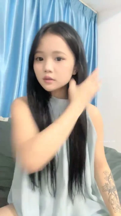 Screenshot 33 from Livestream Leaked POV — Petite Asian Masturbation in Blue Bathroom