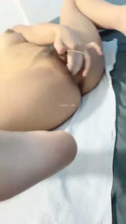 Screenshot 9 from Livestream Leaked POV — Petite Asian Masturbation in Blue Bathroom