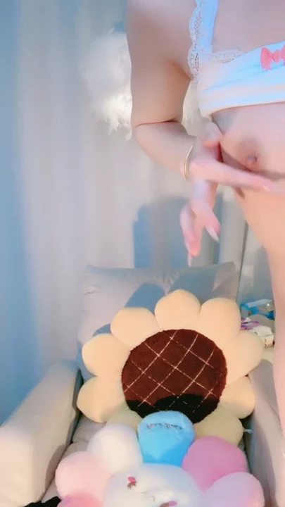 Screenshot 12 from Livestream Slut Yuxin Fingers Wet Pussy on Cam — POV Lingerie and Dildo Play