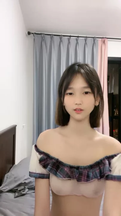 Screenshot 14 from Petite Asian Livestream Leak — Innocent Look, Sheer Lingerie Tease