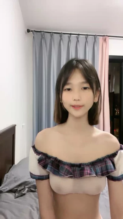 Screenshot 16 from Petite Asian Livestream Leak — Innocent Look, Sheer Lingerie Tease
