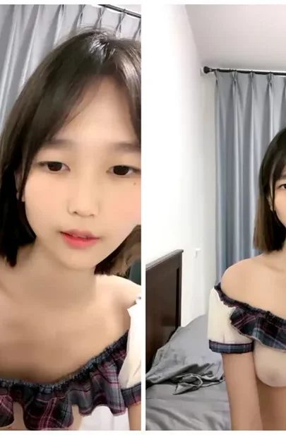 Screenshot 17 from Petite Asian Livestream Leak — Innocent Look, Sheer Lingerie Tease