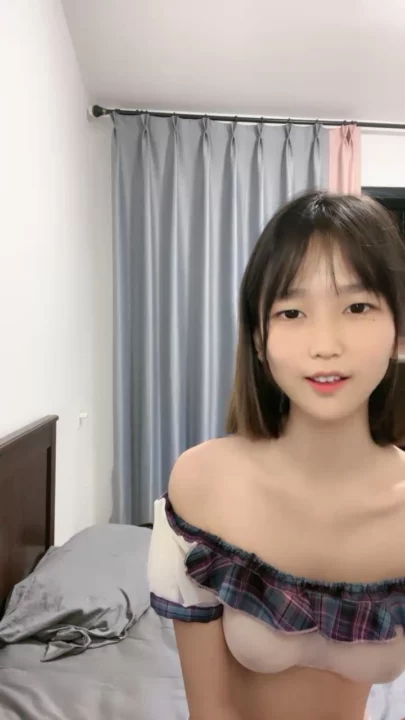 Screenshot 4 from Petite Asian Livestream Leak — Innocent Look, Sheer Lingerie Tease