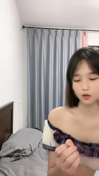 Screenshot 5 from Petite Asian Livestream Leak — Innocent Look, Sheer Lingerie Tease