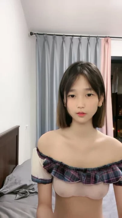 Screenshot 7 from Petite Asian Livestream Leak — Innocent Look, Sheer Lingerie Tease