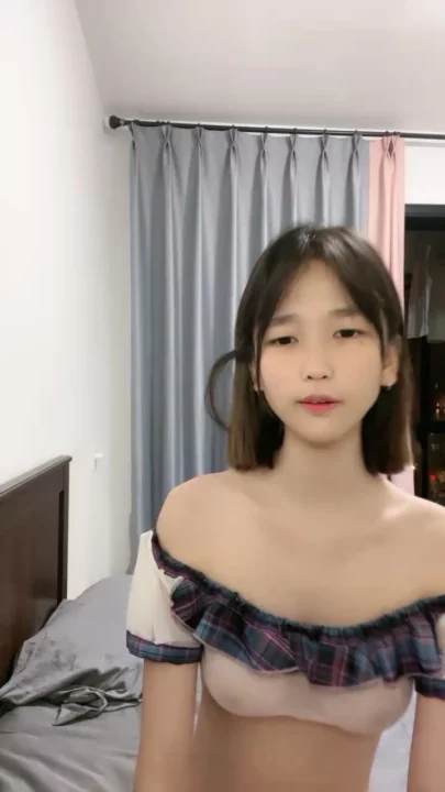Screenshot 8 from Petite Asian Livestream Leak — Innocent Look, Sheer Lingerie Tease